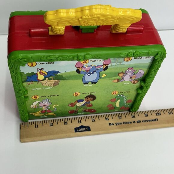 Dora The Explorer School Box Games Picnic Fiesta FP Nick Jr 2003 BOX ONLY - Picture 7 of 10